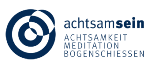 Logo Achtsamkeit, Meditation, Bogenschießen
